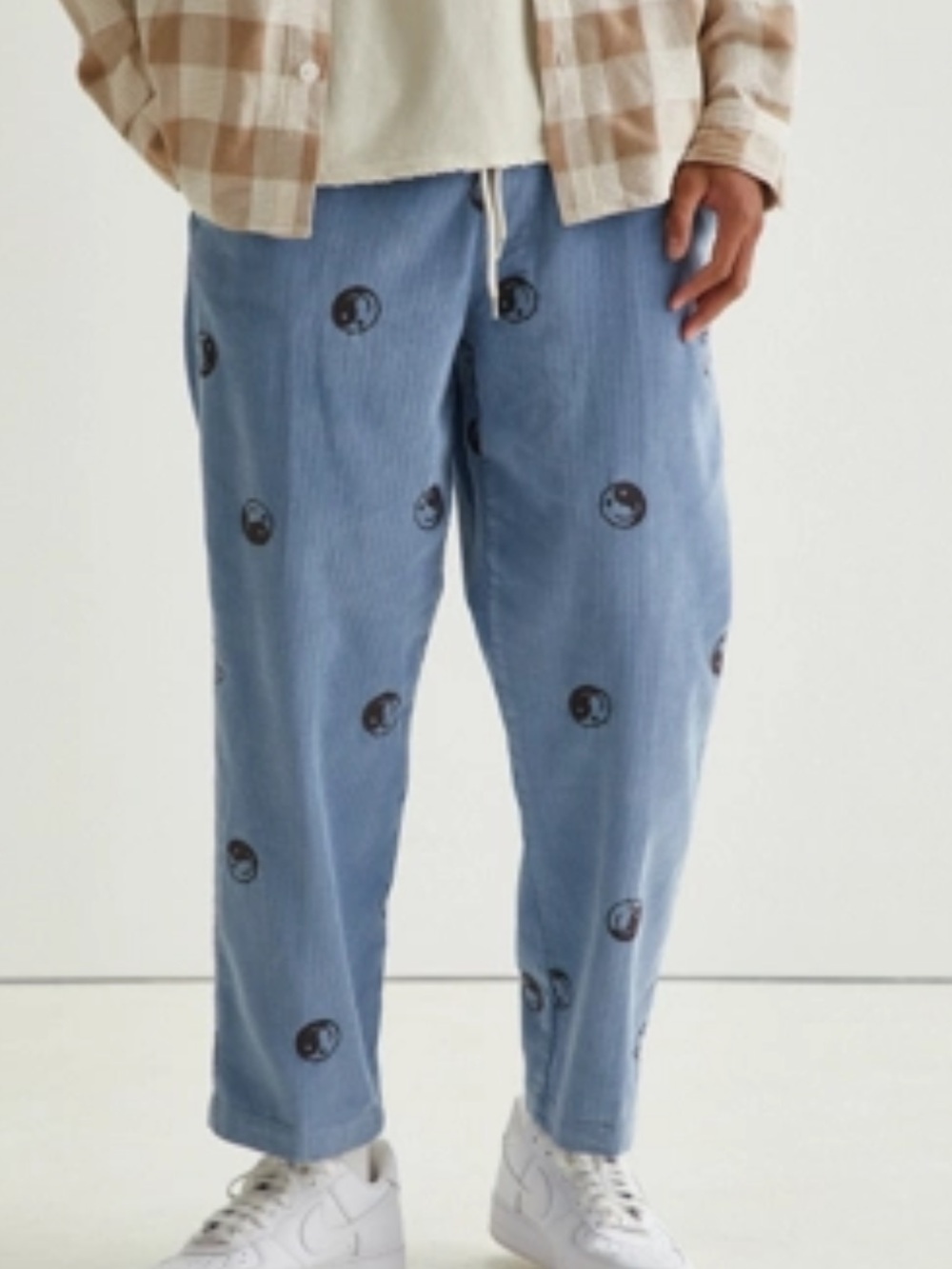 Yin Yang Corduroy Pull On Pants